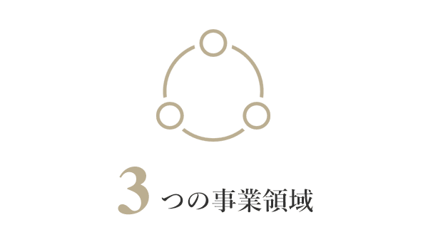 3つの事業領域